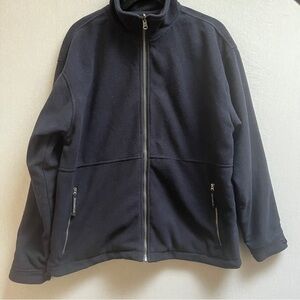 Stormtech Black Fleece Full Zip Jacket Sz M
